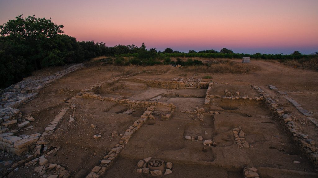 Habitat de la ville basse, Agglomération antique du Castellas, 2016, Murviel-lès-Montpellier (34)